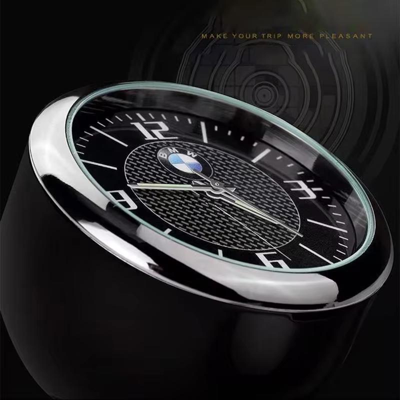 BBIJ5 BMW Car Dashboard Clock, Luminous Auto Interior Watch, Universal Vehicle Time Decor Accessory Fit for BMW 3/5 Series X1/X3/X5/X6