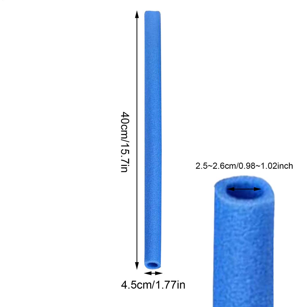 12pcs Trampoline Foam Pole Covers 15.7-inch Trampoline Rod Sponge Covers Trampoline Pole Protective Sleeves for Outdoor Garden