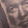 Известный писатель Хемингуэй, старый фотоплакат «Старик и море», ретро-плакат со знаменитостями