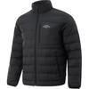 Li Ning Hot Pot Down Series Water-Resistant Letter Stand Collar Lightweight 90% Down Thin Zipper Short Winter Down Jacket Men Jacket Black AYMU243-1