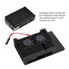 Aluminum Alloy Heat Dissipation Shell Case with Dual Fan Fit for Raspberry Pi 3 Model 2b 3b