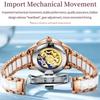 OUPINKE New Business and Leisure Ladies Watch Elegant Light Luxury Waterproof Luminous Diamond Inlaid Mechanical Watch High-end Watch