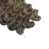 26" Loose Wave Twist Crochet Hair 3PCS Synthetic 24J Brown 300g Curl Hair Highlight Blonde Piano Brown Braiding Hair Extension