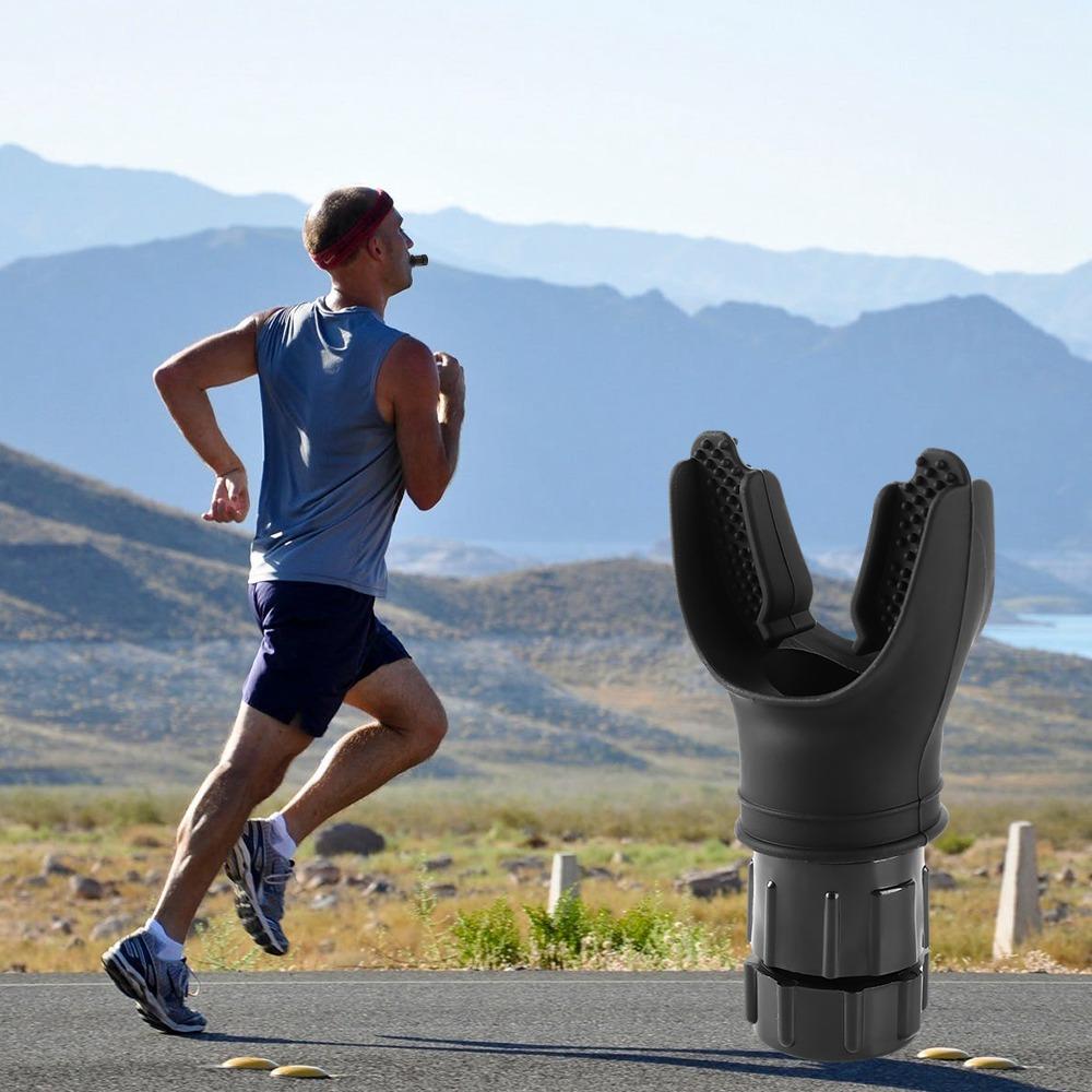 Respirator Silicone Breathing Mouthpiece Adjustable Outdoor Expiratory Exercise Tool Outdoor