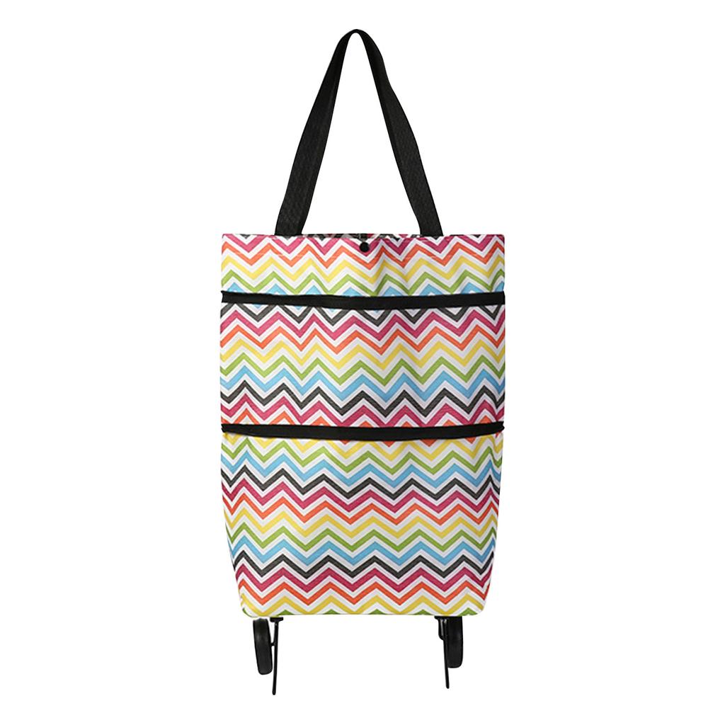 Складные сумки на тележке, сумка для покупок на тележке с колесами, складная тележка для покупок 2 в 1 для домашнего супермаркета, прочная сумка