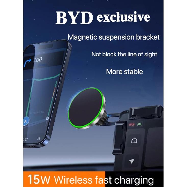 Специальный автомобильный держатель для мобильного телефона для BYD Dolphin Qin PLUS Tang DMI ATTO3 UP Han EV Song Pro Destroyer Screen