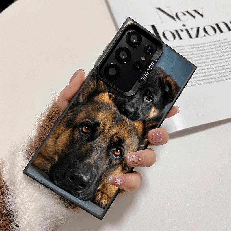 German Shepherd Dog Shockproof Phone Case for Samsung Galaxy S26 Edge S25 Ultra S24 FE S23 Plus S21 Cover Anti Fall Fundas