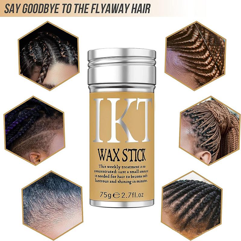 Профессиональный воск для волос, портативный идеальный воск для укладки волос, нежирный воск для укладки волос