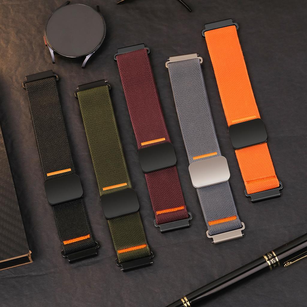 20 мм 22 мм ремешки для Amazfit GTS 4 mini/3/GTR 4 Pro/3/2/balance/active 2 Магнитный спортивный браслет для часов Correa Amazfit bip 6 ремешок