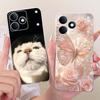For Realme Note 80 2026 Cute Flower Butterfly Cat Painted Case For Realme Note80 RMX5388 Soft Silicone TPU Phone Cases