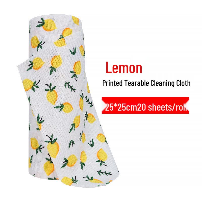 Впитывающая отрывной полиэстер-хлопковый чистящий материал для кухни и дома