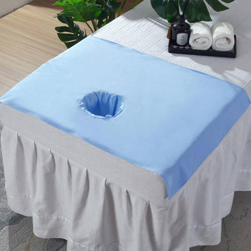 1 шт., модный массажный лист, мягкий водонепроницаемый чехол для красоты и спа-кровати, полотенце для пещеры с отверстием