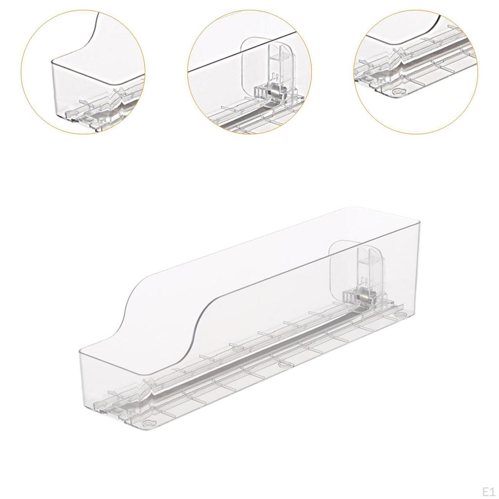 Органайзер для напитков для холодильника, контейнер для льда, прозрачный держатель для банок, самодозирующийся