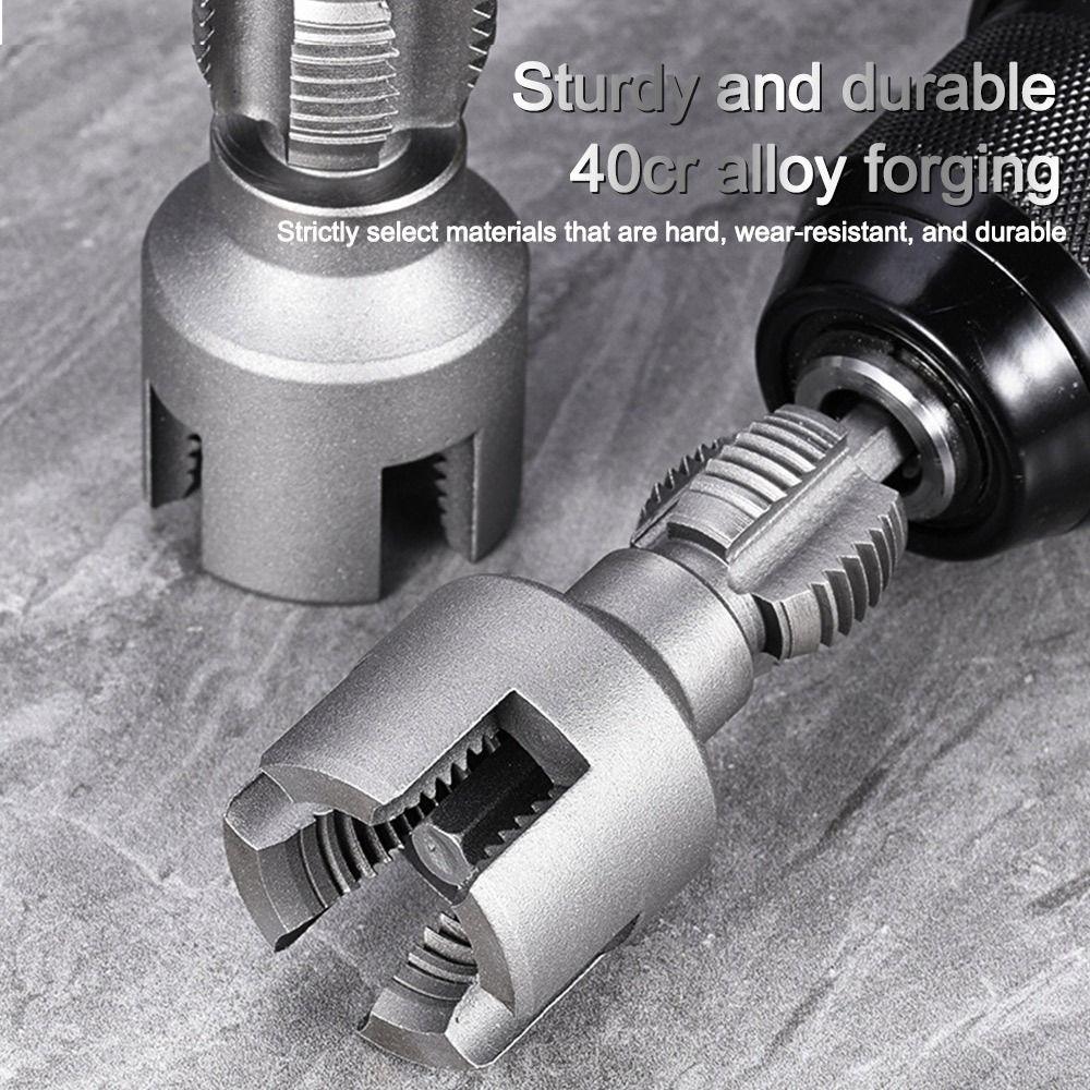 4/6 Points Pvc Pipe Threader Kit Internal/External Thread Fast Thread Tap PPR Water Pipe Opener Tap Waterpipe Tapping Tool