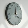 Stylish Wall Clock with Continuous Second Nordic Cute Wall Analog Wall Living Dining Diameter Grey Hand, Silent, Style, Grey, Clock, Clock, Simple,