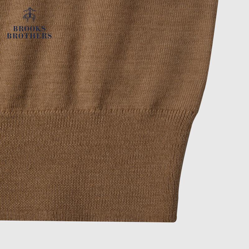 Мужской свитер Brooks Brothers из шерсти ягненка с вышитым логотипом