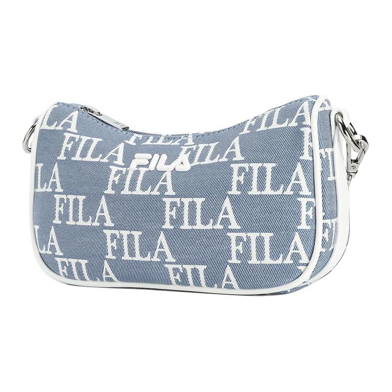 New FILA Fabric Shoulder Bag, Crossbody Bag Trumpets Women's Phantom Blue F13W438170FDB