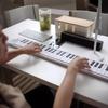 Miwayer 61 Keys Foldable Electronic Piano Keyboard for Beginners, Built-in Rechargeable Battery,25 Demo Songs,16Tones&100Rhythms