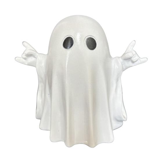 Привидение Орнамент Жуткий Средний Палец Привидение Украшение Хэллоуин Статуэтка Ужас Праздничная Атмосфера Фигурка