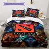 DOTA 2 Комплект постельного белья Одеяло Пододеяльник Наволочка Домашний Декор Подарок на День Рождения (1 пододеяльник + 2 наволочки, без наполнителя)