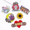 6 Pcs/pack Clothes Patch Iron Patches For Clothing Sewing Patch