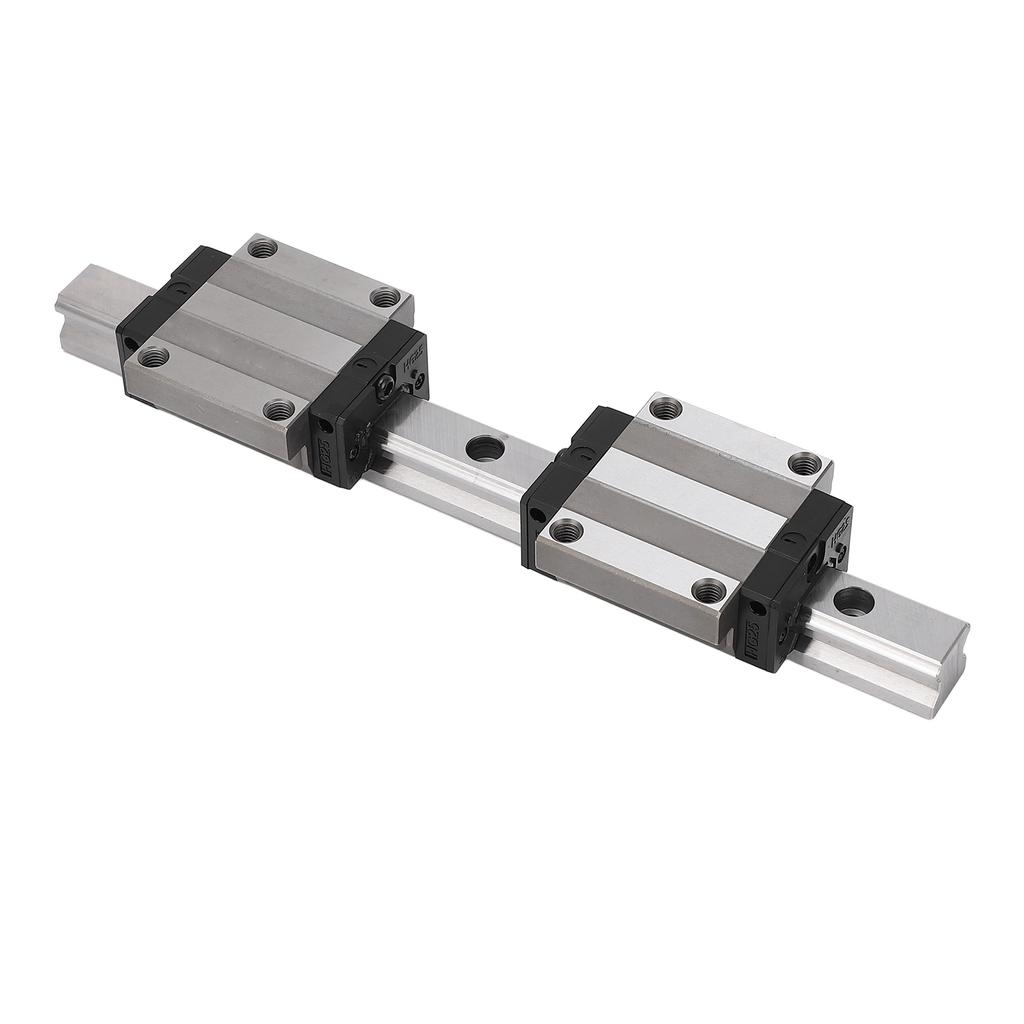 Линейный рельсовый направляющий 300 мм с 2 шт. каретки HGW25CC, комплект направляющих для ЧПУ, стальной подшипник