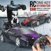 RC Car 24 styles Robots Toys Transformation Robots Sports Vehicle Model  Remote Cool Deformation Car Kids Toys Gifts For Boys