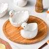 50ML Little Swan Duck Ceramic Bowl Dining Table Decoration Salad Bowl Snack Bowl Tableware Kitchen Supplies Children's Tableware