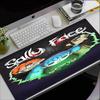 Коврик для мыши в стиле Sally Face, Нескользящая резиновая основа, Многофункциональный декор для офиса и дома, Идеально подходит для персонализации рабочего места.