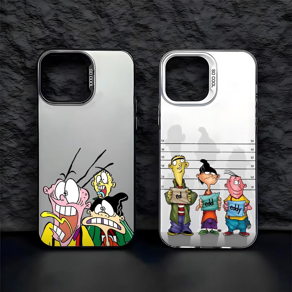 Cartoon E-Ed Edd N Eddy Phone Case For iPhone 16e 16 15 14 13 12 11 mini Pro Max X XR XSMAX 8 7 Plus Anti Fall Matte Back Cover