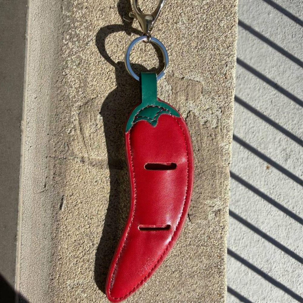 Hanger Pu Leather Pendant Multi Functional Sunglasses Holder Cute Bag Charm Bag Pendant