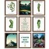 BigWig Prints Augusta National Настенное искусство - Настенное искусство для гольфа, Украшения для вечеринки Masters Golf, Сувениры Augusta National, Украшения Masters, Аминь
