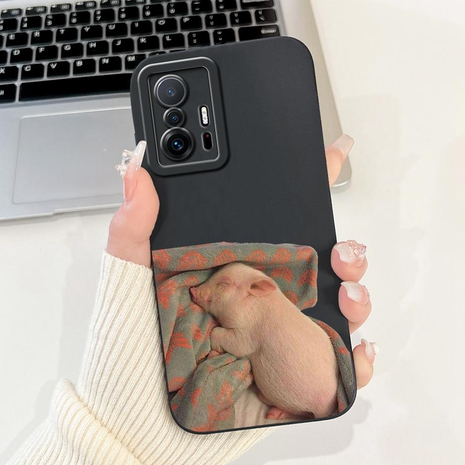 For Xiaomi 11T Pro Case Cute Dog Cartoon Cover Soft Silicone Phone Cases For Xiaomi Mi 11T Pro Mi11T 11TPro Fundas 6.67'' Bumper