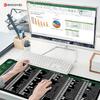 EXCO EXCEL Professional Shortcut Mouse Pad, Large Desk Mat, Laptop Office EXCEL Software Mouse Pad, Shortcut Lock Edge Gaming Keyboard Pad 0128