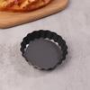 Mini Tart Pans 10Cm Egg Tart Molds With Removable Bottom Non Stick Small Tart Mold Fluted Cupcake Tart Pan Bakeware