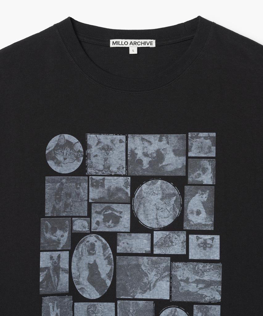 MILLO ARCHIVE Custom Frame Cat T-Shirt [Black]