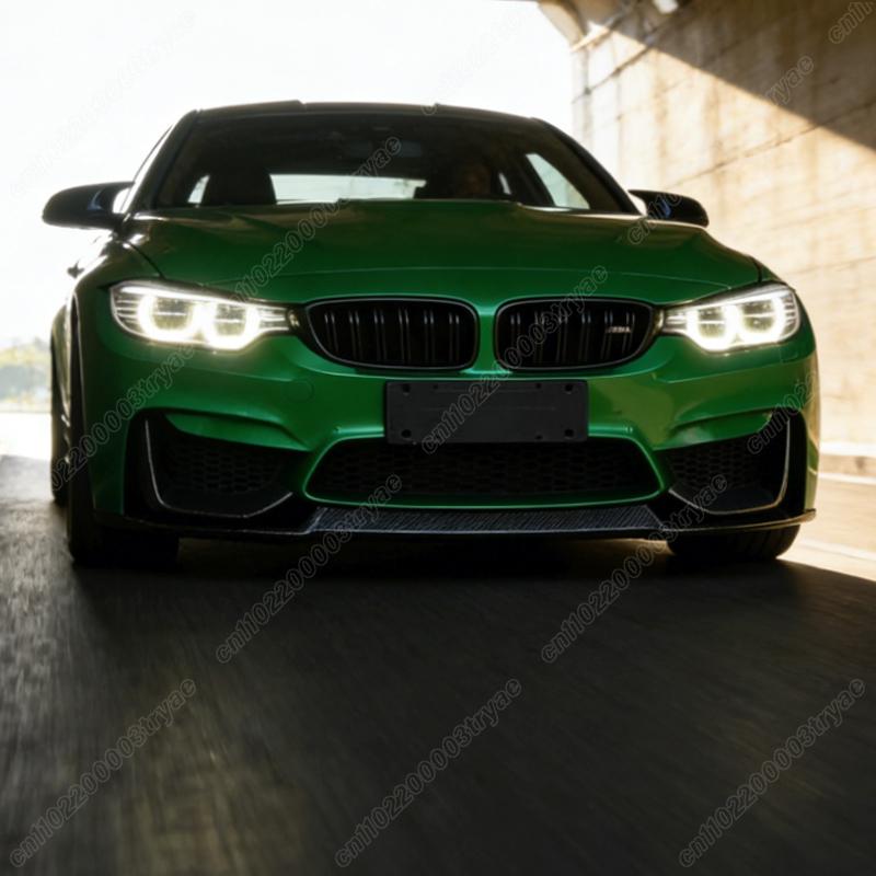 For BMW M3 F80 M4 F82 F83 2015 2016 2017 2018 2019 2020 Front Bumper Spoiler Lip CS Style Front Lip Splitter Modification Kit