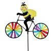 Pig Bee Tiger On Bike Diy Windmill Animal Bicycle Wind Spinner Lawn Decoration