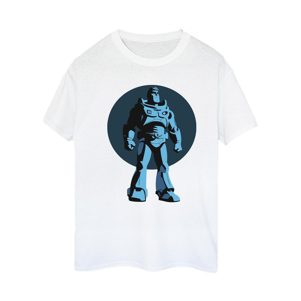 Disney Womens/Ladies Lightyear Buzz Standing Circle Cotton Boyfriend T-Shirt
