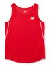 Майка Tank Racing без рукавов сухая быстросохнущая вентилируемая майка КРАСНАЯ Япония XS на японский размер [New Balance] Верх/без рукавов женская (JWTR9054) (красный)
