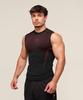 Мужская дышащая облегающая тренировочная жилетка GYMSHARK - с коротким рукавом