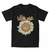 2024 Мужская Женская Футболка Band Blink Sunflower 182 Мерч Повседневная 100% Хлопок Короткий Рукав Футболка Топы Большой Размер