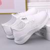 New Women's Flying Woven Casual Shoes Comfortable Soft-soled Sports Shoes Fashionable and Lightweight Student Shoes Little White Shoes.
