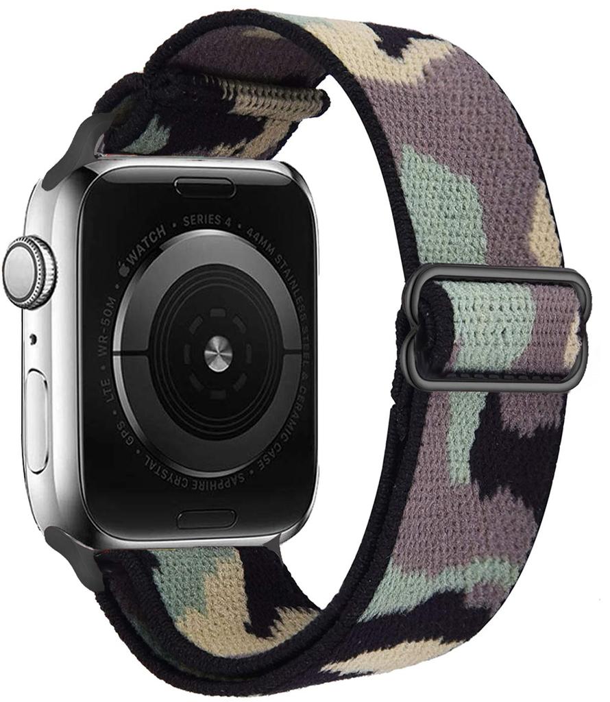Scrunchie Strap for Apple watch ultra 2 band 49mm 44mm 40mm 45mm 41mm 46mm Elastic Nylon bracelet iWatch series 3 6 se 7 8 9 10