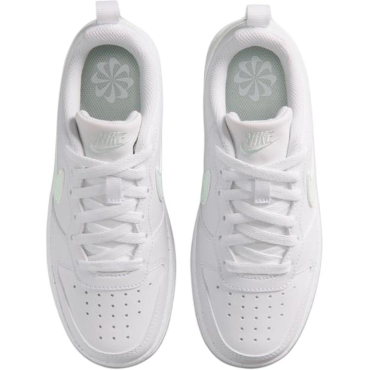 Nike Кроссовки для детей Court Comfortable Versatile Low-Top Детские кроссовки Белый Зеленый DV5456-138