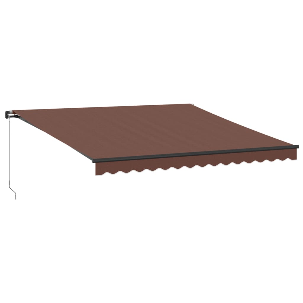 Manual Awning Brown 400x350 cm