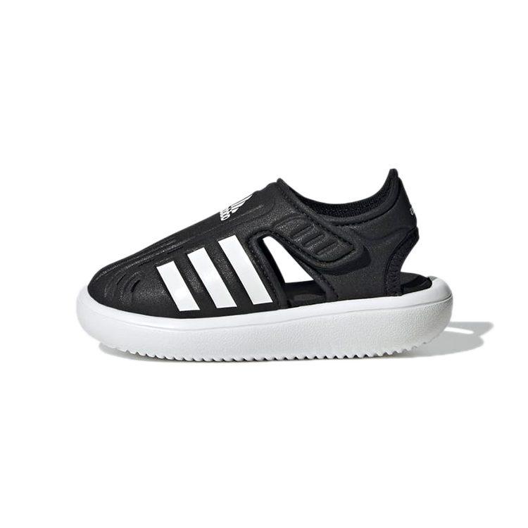 adidas Летние закрытые сандалии для малышей и детей ясельного возраста, низкие, черные, GW0391