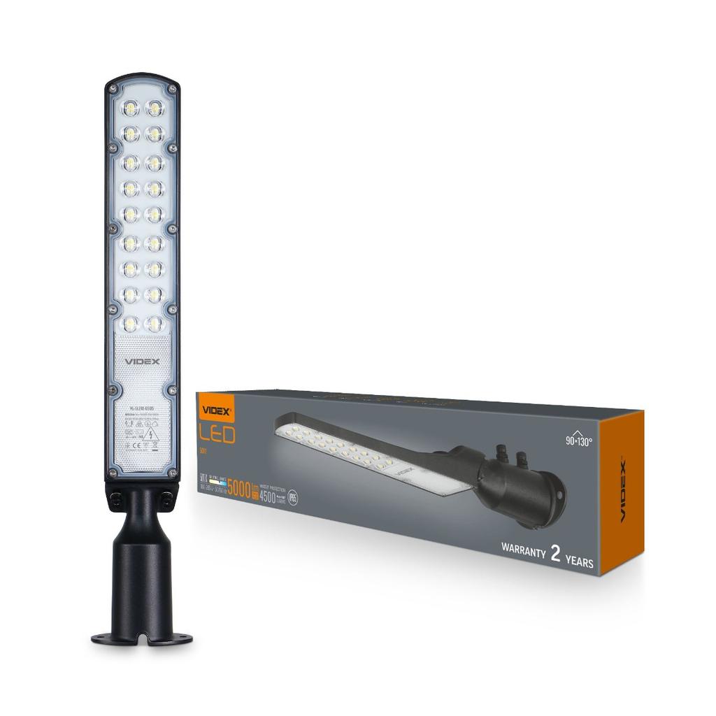 Głowica Latarni Aluminium Led 50W Neutralne Światło 5000K 5000Lm Ip65 Street Videx
