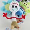 Delightfully Soft Toy Story 4 4-inch Plush Keychain Collection With Mini Cute Characters