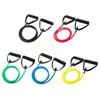 5 Levels Resistance Bands with Handles Yoga Pull Rope Elastic Fitness Exercise Tube Band for Home Workouts Strength Trainin G7A3